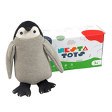 Penguin Plush Toy for Kids – Snuggly Knitted Cotton Soft Toy