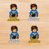 3D Embossed Stickers - Roblox