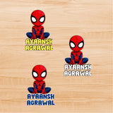 3D Embossed Stickers - Spiderman
