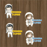 Permenant Waterproof Stickers - Astronaut Boy