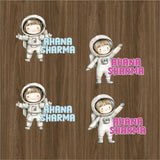 Permenant Waterproof Stickers - Astronaut Girl