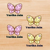 Permenant Waterproof Stickers - Butterflies