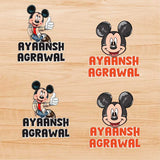 Permenant Waterproof Stickers - Mickey Mouse