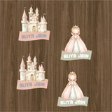 Permenant Waterproof Stickers - Princess Castle