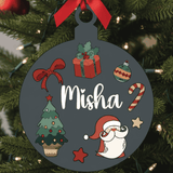 Personalised Ornaments - Santa & Friends