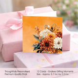 Personalised Gift Notecard - Petal Poetry
