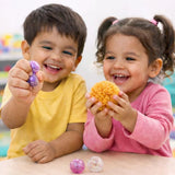 Dazzle Drop Balls: Glitter Squishy Balls – Set of 4 (Holographic, Pink, Silver & Gold) Stress Relief & Sensory Play | Sticky, Squishy & Sparkly Fun for Kids & Adults