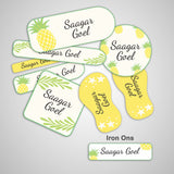 Pineapple Name Labels