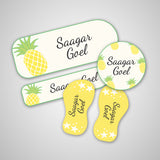 Mini Label Pack - Pineapple
