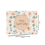Personalised Gift Notecard - Pink Orchids