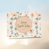 Personalised Gift Notecard - Pink Orchids