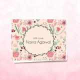Personalised Gift Notecard - Pink Spring