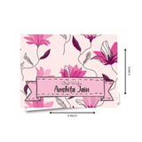 Personalised Gift Notecard - Pink Tulips
