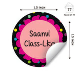 Round Water Proof Labels - Polka dot