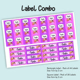 Label Combo -Princess
