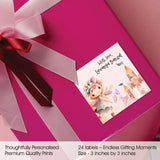 Gift Labels personalized - Princess Fantasy