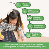 Berrybee 8-in-1 Montessori-Inspired Pre-Writing Board, Educational & Durable (English)
