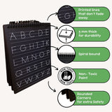 Berrybee 8-in-1 Montessori-Inspired Pre-Writing Board, Educational & Durable (English)