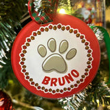 Puppy Acrylic Printed Tree Ornament