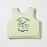 Kids Swim Vest 3-6 Shred Turtle Aqua