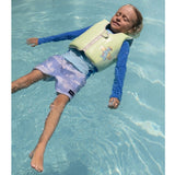 Kids Swim Vest 3-6 Shred Turtle Aqua