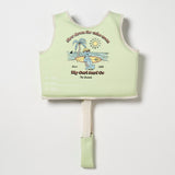 Kids Swim Vest 2-3 Shred Turtle Aqua