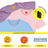 Custom Iron On Labels for Clothes - Racing Car