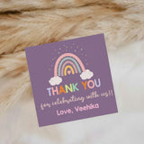 Thank you Labels - Rainbow