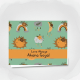 Personalised Gift Notecard - Rainbow Dreams