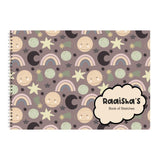 Personalized Sketchbook - Rainbow
