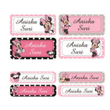 Rectangular Labels - Minnie Mouse
