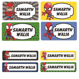 Rectangular Labels - Spiderman