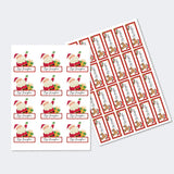 Sticker Sheet - Set of 2 - Red Celebration