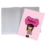 Personalized Writing Practice Book - Girl with Purse
