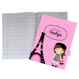 Personalized Writing Practice Book - Paris Shopping