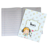 Personalized Writing Practice Book - Green Girl