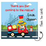 Thank you Labels - Rescue Team