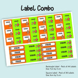 Label Combo -Robot