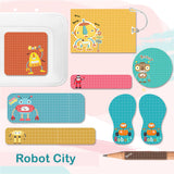 Robot City Name Labels