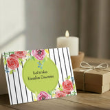 Personalised Gift Notecard - Rose