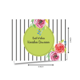 Personalised Gift Notecard - Rose