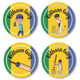 Round Labels - Cricket