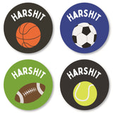 Round Labels - Sports Ball