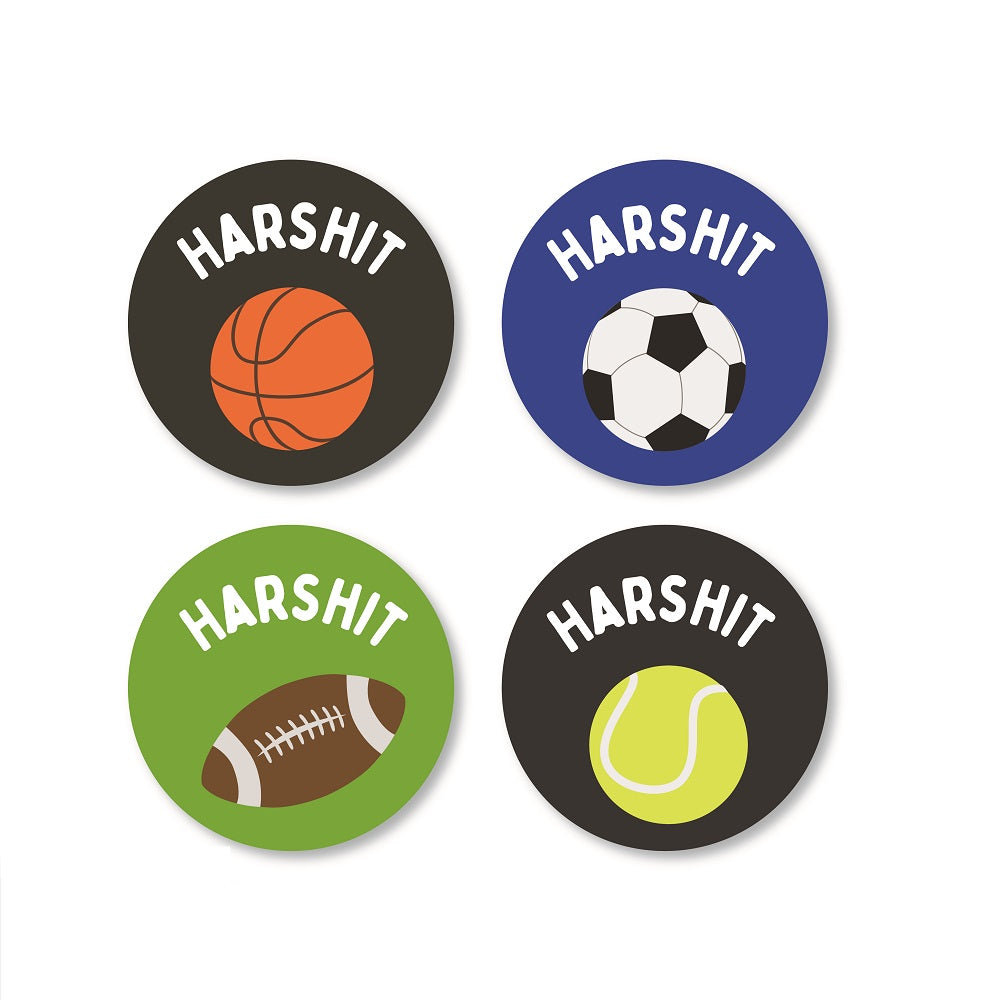 Round Labels - Sports Ball