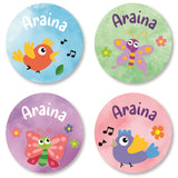 Round Labels - Spring