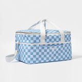 Sunny Life Blue Color Canvas Cooler Bag Jardin Ocean