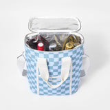 Sunny Life Blue Color Canvas Drinks Bag Jardin Ocean
