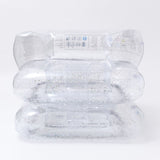 Sunny Life Transparent Color Inflatable Glitter Lilo Chair
