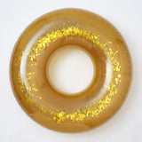 Sunny Life Gold Color Inflatable Pool Ring Disco Gold