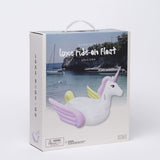 Sunny Life Pastel Color Inflatable Unicorn Luxe Ride-On Float